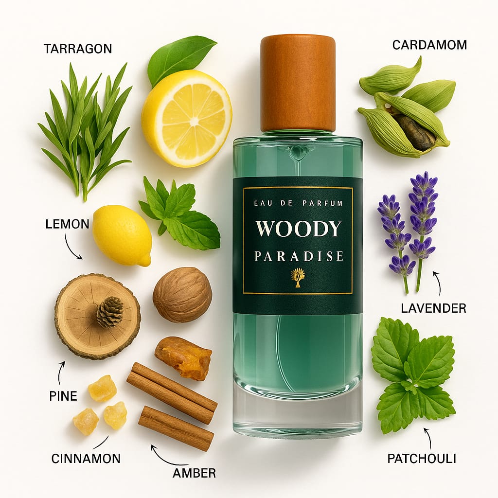 Woody Paradise - For Him Fragrances